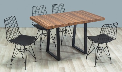 Medusa Home Mobilya - Milas Ceviz Mutfak Masası