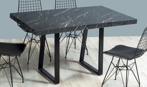 Medusa Home - Milas Siyah Mutfak Masası Medusa Home - Milas Siyah Mutfak Masası