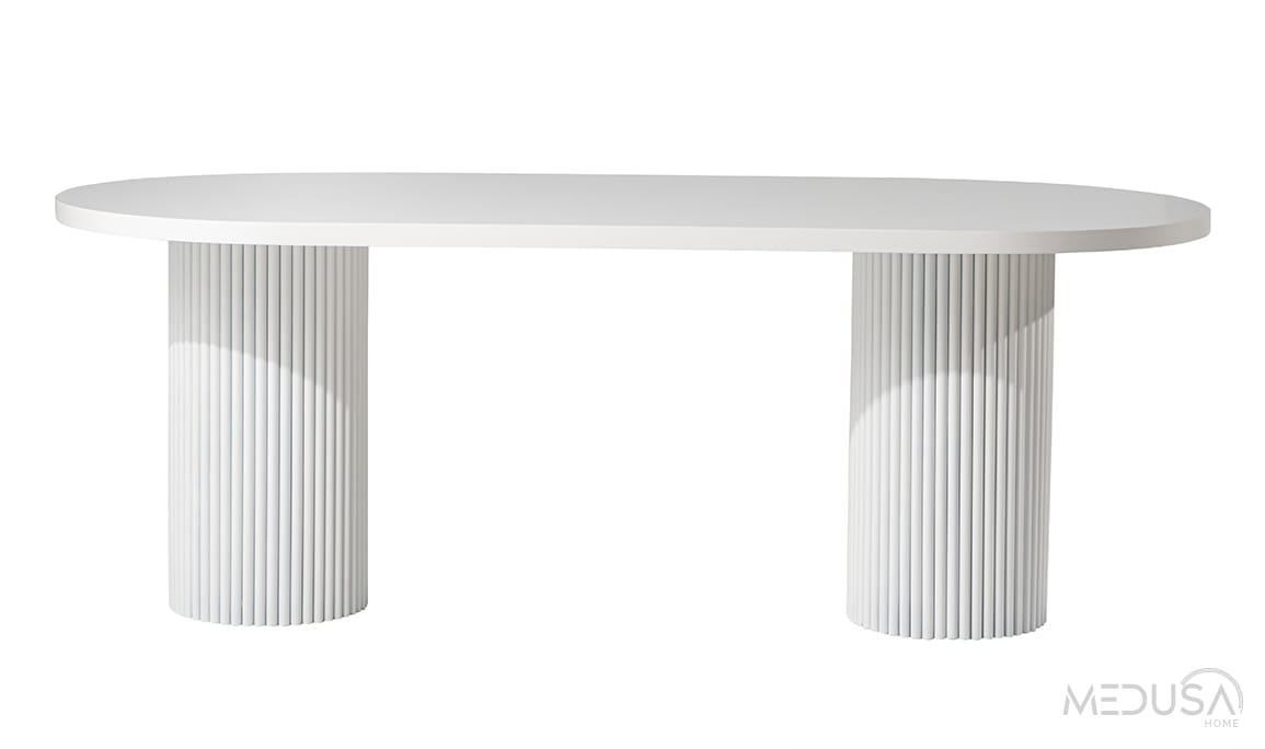 Medusa Home Mobilya - Milas Yemek Masası Beyaz