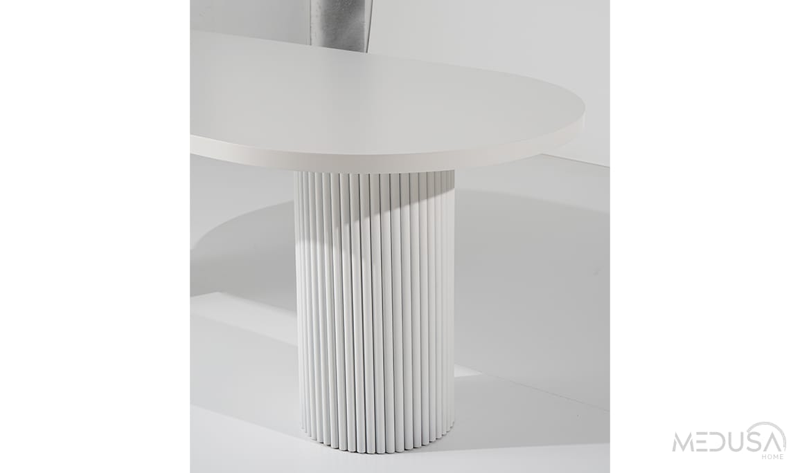 Medusa Home Mobilya - Milas Yemek Masası Beyaz