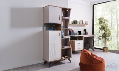 Medusa Home Mobilya - Milky Kitaplık
