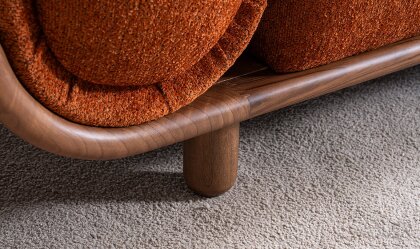 Medusa Home Mobilya - Milon Kiremit Üçlü Koltuk