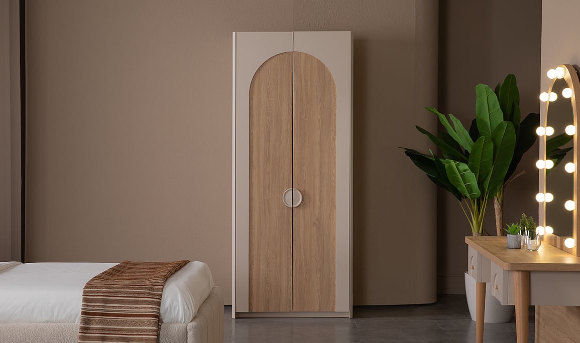 Medusa Home Mobilya - Milos 2 Kapaklı Gardırop