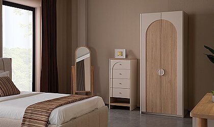 Medusa Home Mobilya - Milos 2 Kapaklı Gardırop