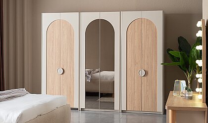 Medusa Home Mobilya - Milos 6 Kapaklı Gardırop