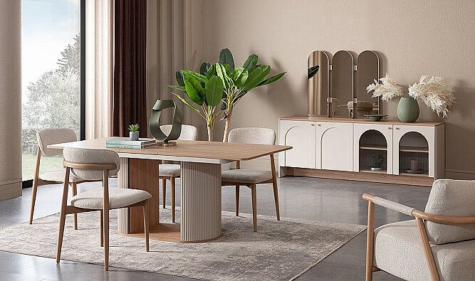 Medusa Home Mobilya - Milos Yemek Odası - Modern Yemek Odaları