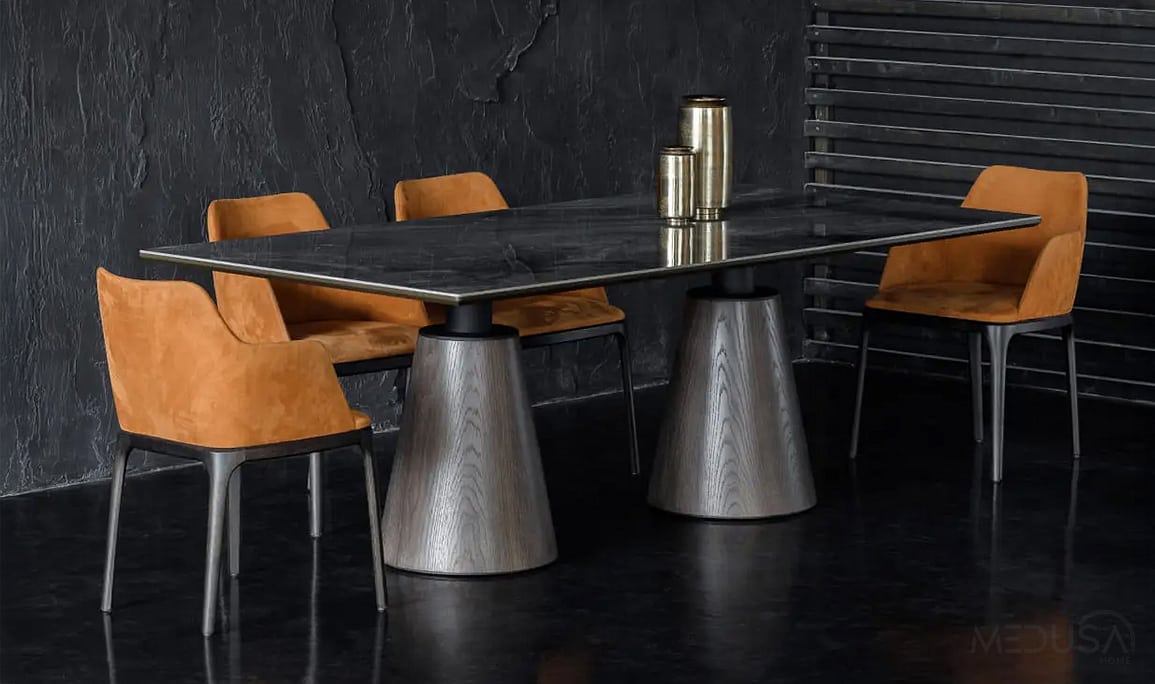 Medusa Home Mobilya - Milton Seramik Yemek Masası