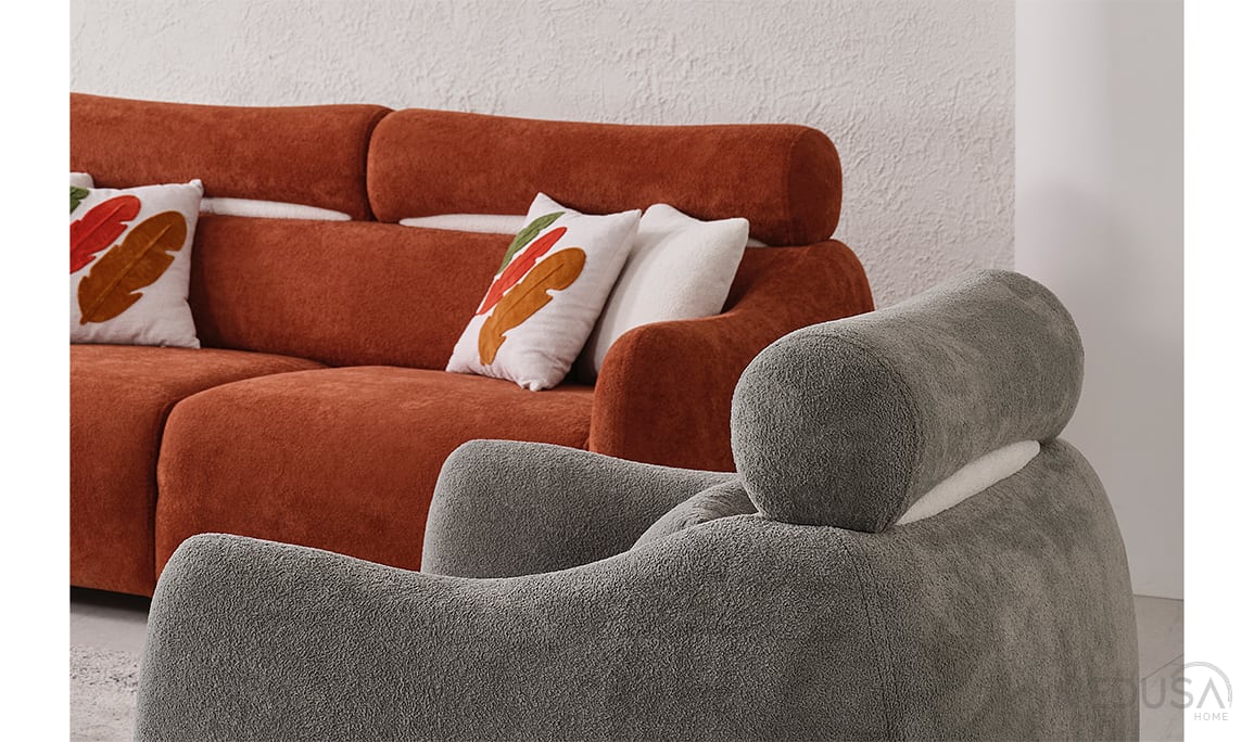 Medusa Home Mobilya - Mimoza Motorlu Üçlü Koltuk