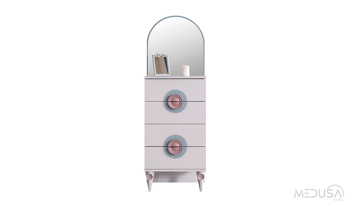 Medusa Home Mobilya - Mint 3 Kapaklı Çocuk Odası