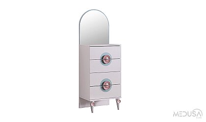 Medusa Home Mobilya - Mint 3 Kapaklı Çocuk Odası