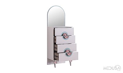 Medusa Home Mobilya - Mint 3 Kapaklı Çocuk Odası
