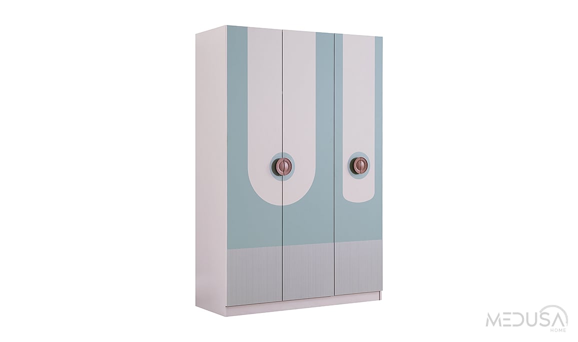 Medusa Home Mobilya - Mint 3 Kapaklı Çocuk Odası