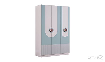Medusa Home Mobilya - Mint 3 Kapaklı Gardırop