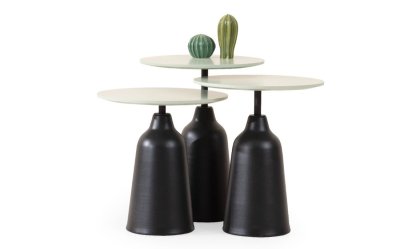 Medusa Home - Minty Black Zigon Sehpa Medusa Home - Minty Black Zigon Sehpa