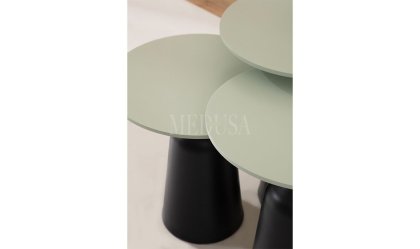 Medusa Home Mobilya - Minty Black Zigon Sehpa