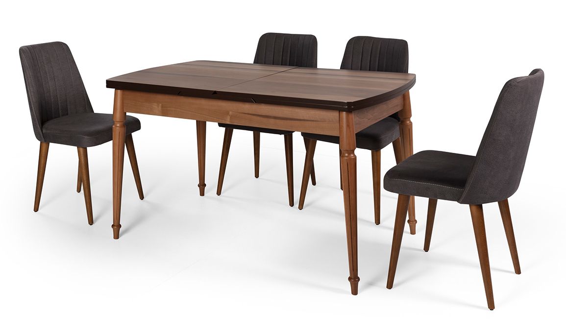 Medusa Home Mobilya - Mira Ceviz Mutfak Masası