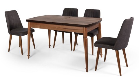 Medusa Home Mobilya - Mira Ceviz Mutfak Masası