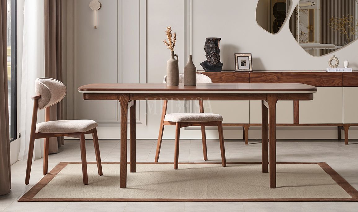 Medusa Home Mobilya - Mirabella Ceviz Yemek Odası