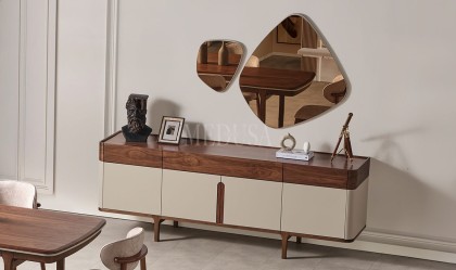 Medusa Home Mobilya - Mirabella Ceviz Yemek Odası