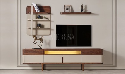 Medusa Home - Mirabella Mermer Tv Ünitesi Medusa Home - Mirabella Mermer Tv Ünitesi
