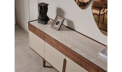 Medusa Home Mobilya - Mirabella Mermer Yemek Odası