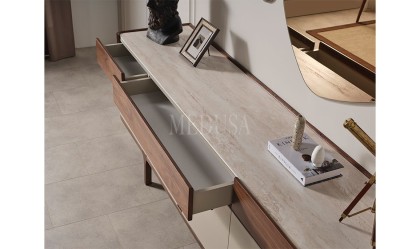 Medusa Home Mobilya - Mirabella Mermer Yemek Odası