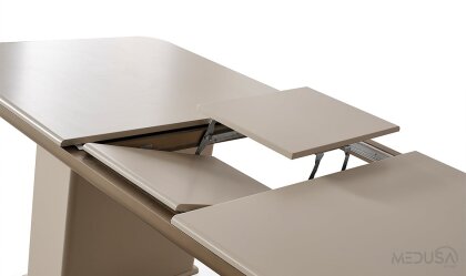 Medusa Home Mobilya - Miral Krem Açılır Yemek Masası