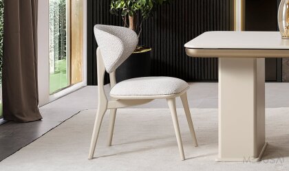 Medusa Home Mobilya - Miral Krem Açılır Yemek Masası