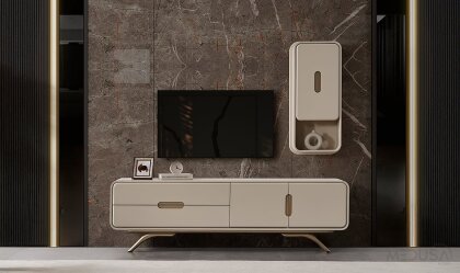 Medusa Home - Miral Krem Tv Ünitesi Medusa Home - Miral Krem Tv Ünitesi