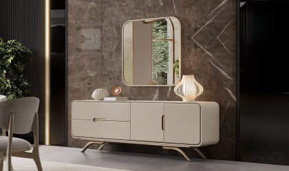 Medusa Home Mobilya - Miral Krem Yemek Odası