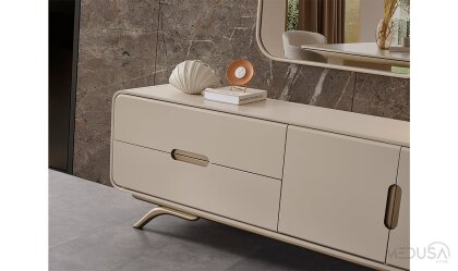 Medusa Home Mobilya - Miral Krem Yemek Odası