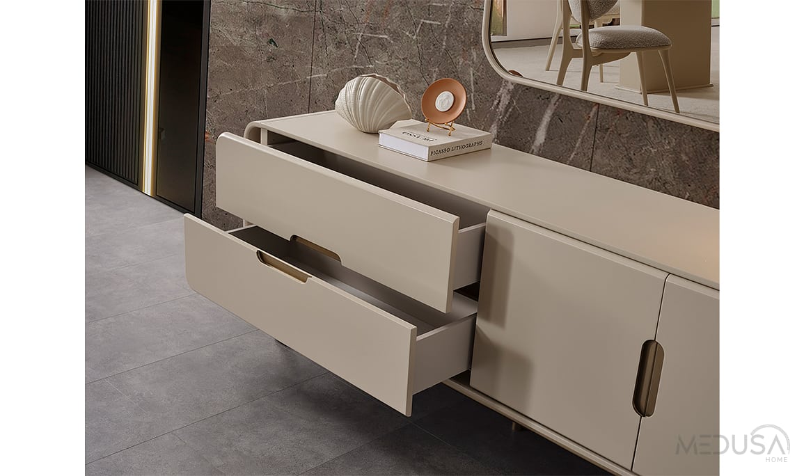 Medusa Home Mobilya - Miral Krem Yemek Odası