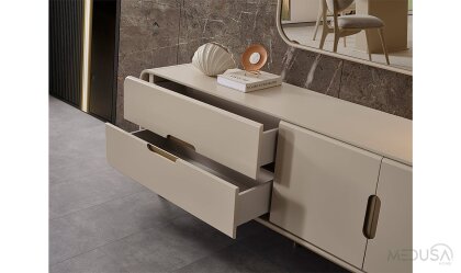 Medusa Home Mobilya - Miral Krem Yemek Odası