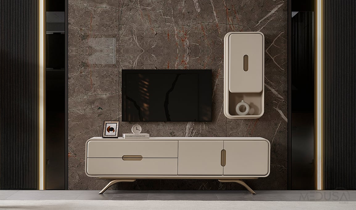 Medusa Home Mobilya - Miral Krem Yemek Odası