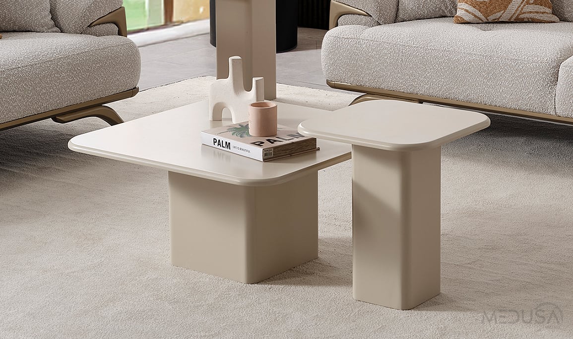 Medusa Home Mobilya - Miral Krem Yemek Odası