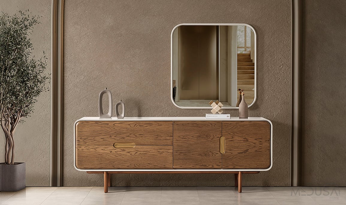 Medusa Home Mobilya - Miral Meşe Konsol