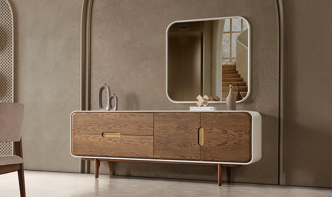 Medusa Home Mobilya - Miral Meşe Konsol