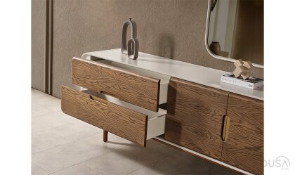 Medusa Home Mobilya - Miral Meşe Konsol