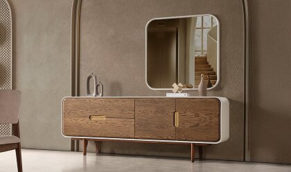 Medusa Home Mobilya - Miral Meşe Yemek Odası