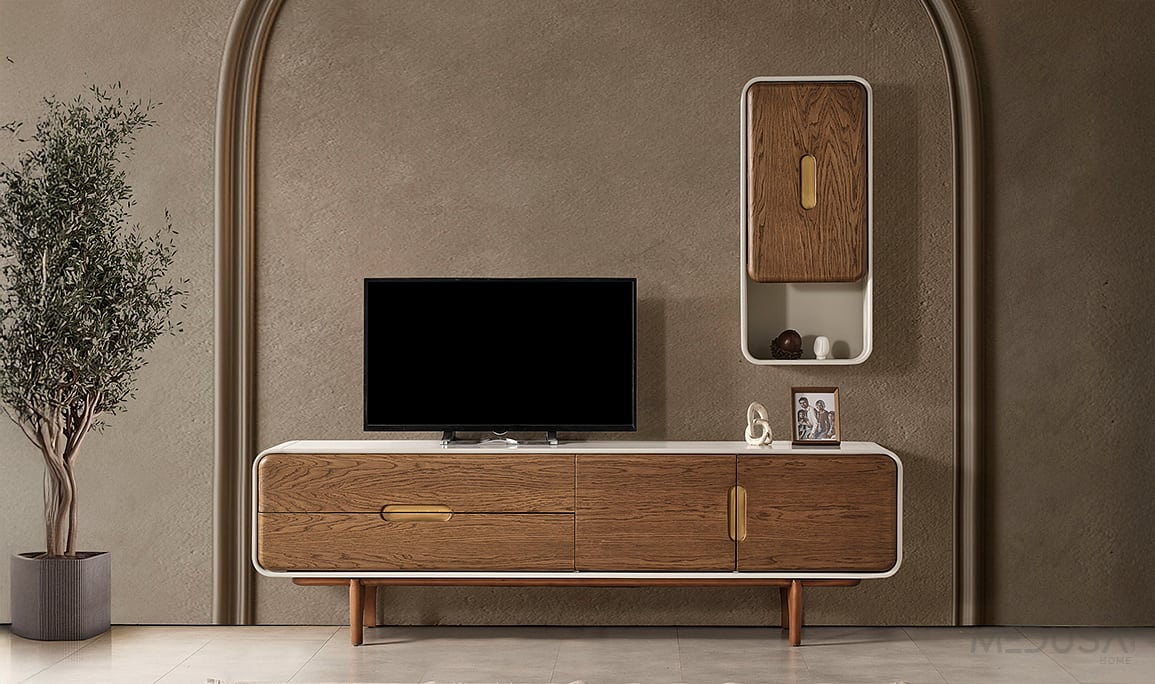 Medusa Home Mobilya - Miral Meşe Yemek Odası