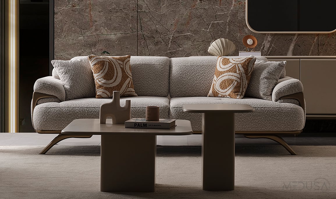 Medusa Home Mobilya - Miral Üçlü Koltuk