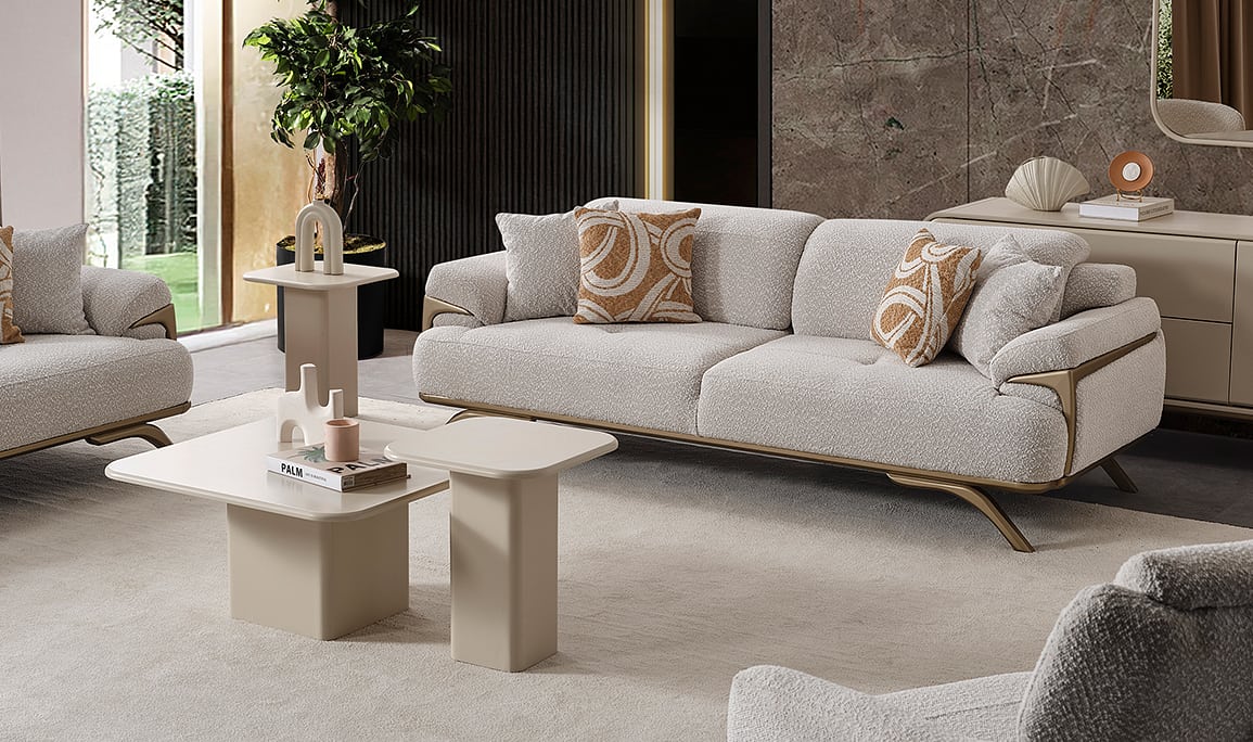 Medusa Home Mobilya - Miral Üçlü Koltuk