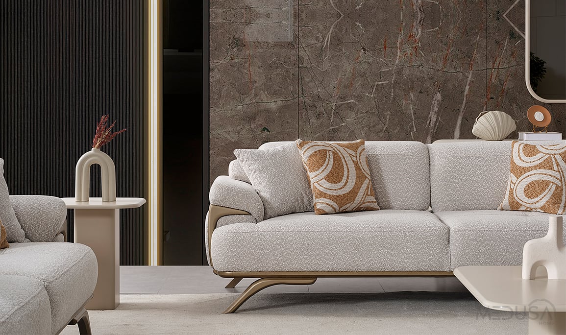 Medusa Home Mobilya - Miral Üçlü Koltuk