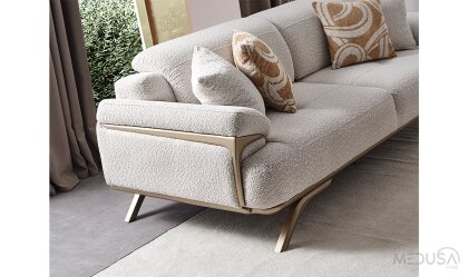 Medusa Home Mobilya - Miral Üçlü Koltuk