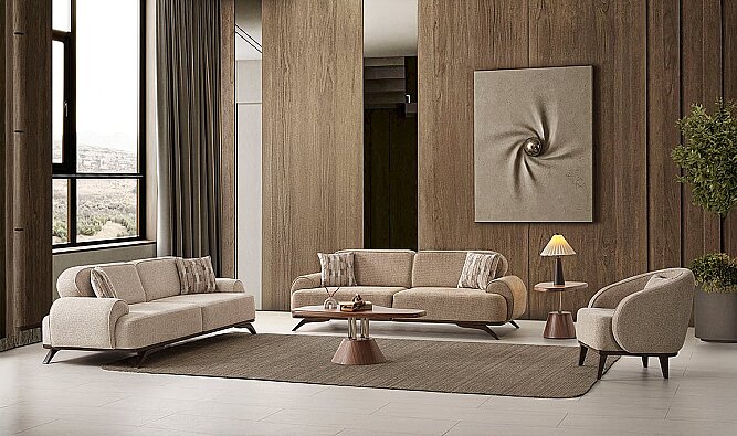 Medusa Home Mobilya - Mirea Koltuk Takımı - Modern Koltuk Takımları