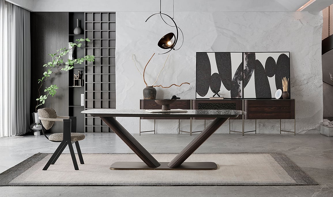 Medusa Home Mobilya - Mix Füzyon Camlı Yemek Odası