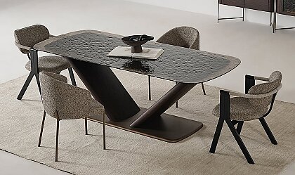 Medusa Home Mobilya - Mix Füzyon Camlı Yemek Odası