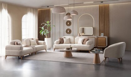 Medusa Home - Mocha Koltuk Takımı Medusa Home - Mocha Koltuk Takımı