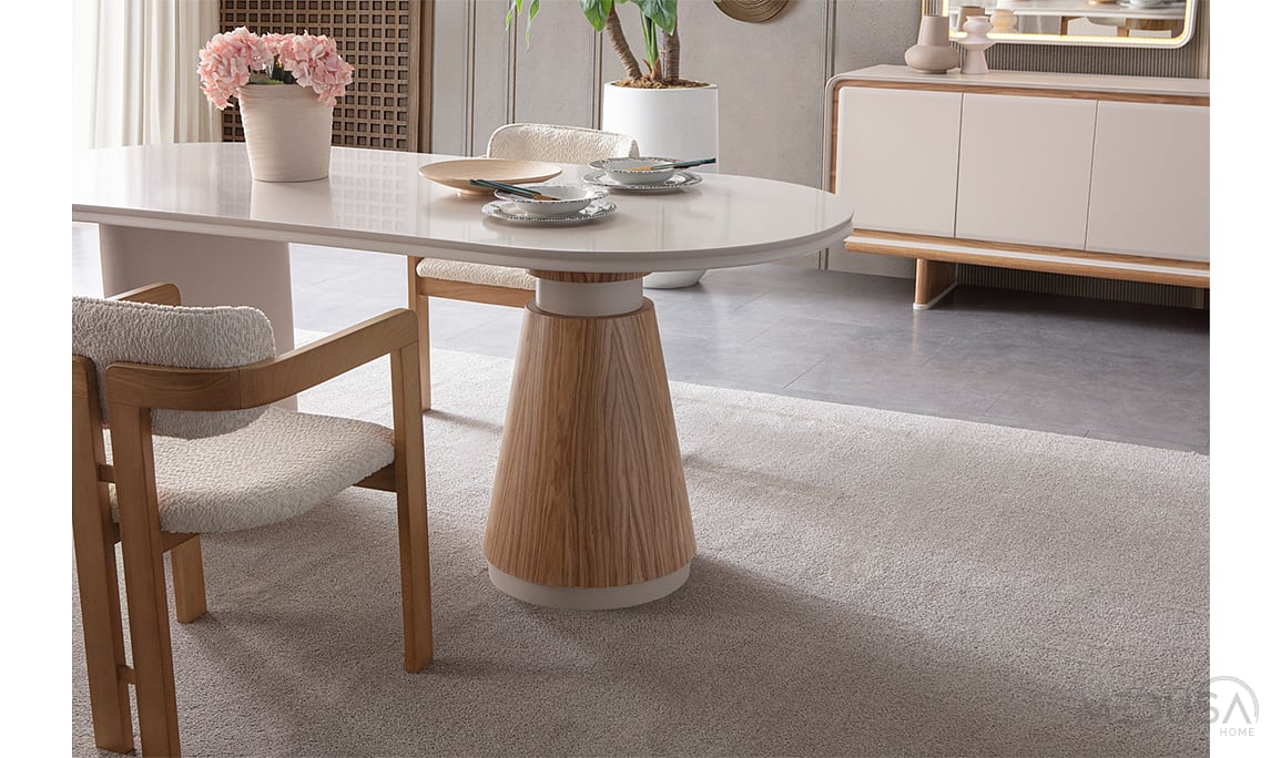 Medusa Home Mobilya - Mocha Sabit Yemek Masası