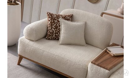 Medusa Home Mobilya - Mocha Sehpalı Üçlü Koltuk